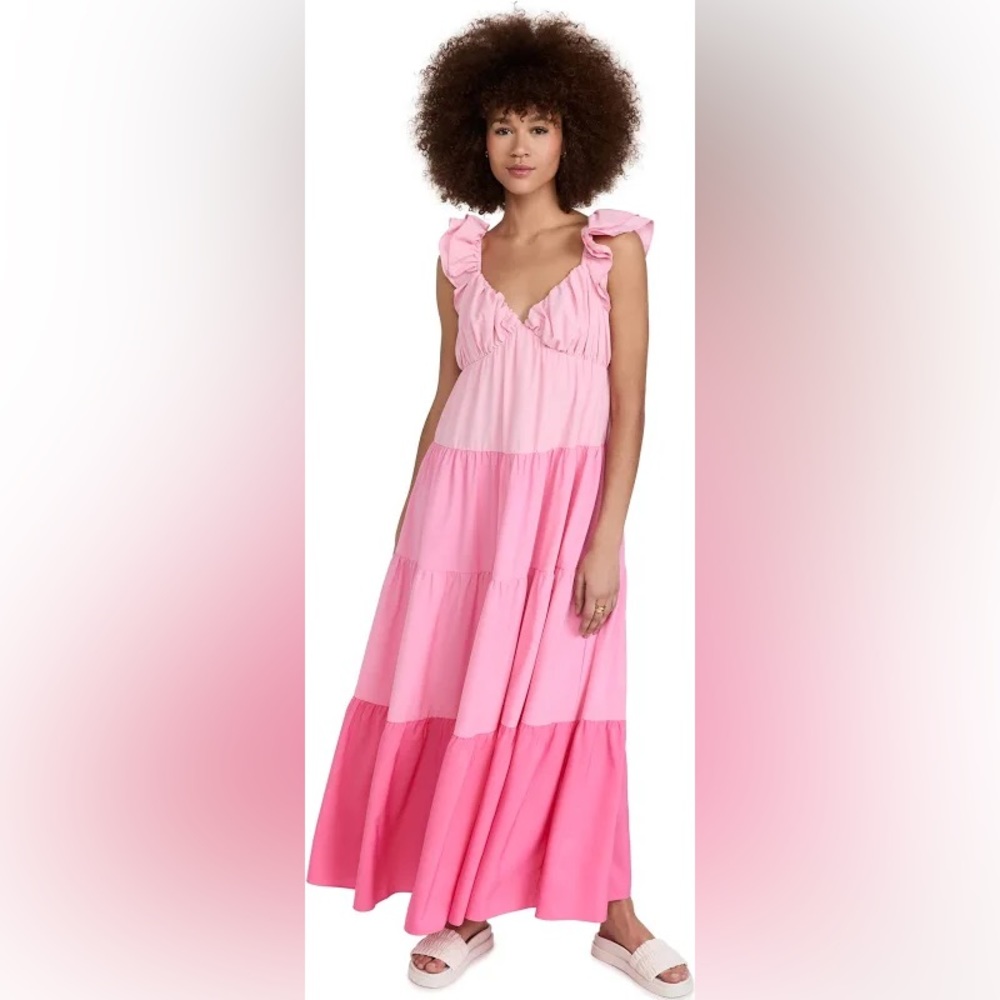 English Factory Colorblock Maxi Dress